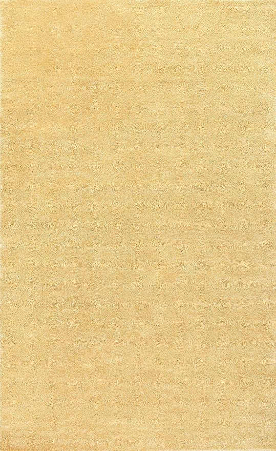 JONATHAN Y Haze Solid Low-Pile Mustard Indoor Area Rug 12x15, Minimalist - Image 9