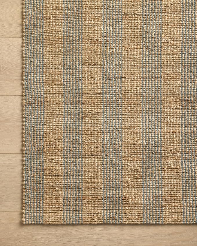 Loloi Chris Loves Julia Judy Collection JUD-04 Natural/Sky 9'-3" x 13' Area Rug - Image 6