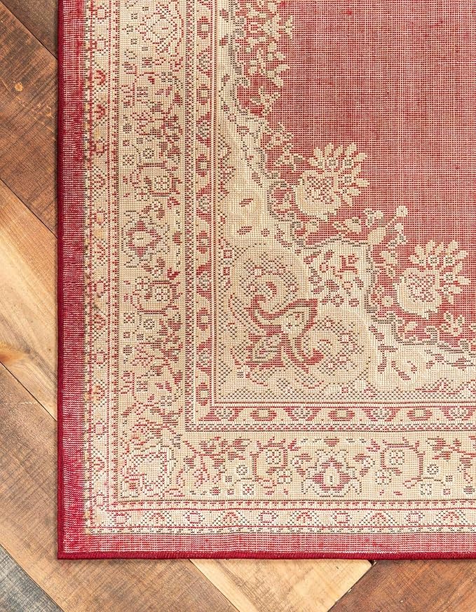 Unique Loom Reza Collection Traditional Persian Style Area Rug, 9 x 12 ft - Image 7