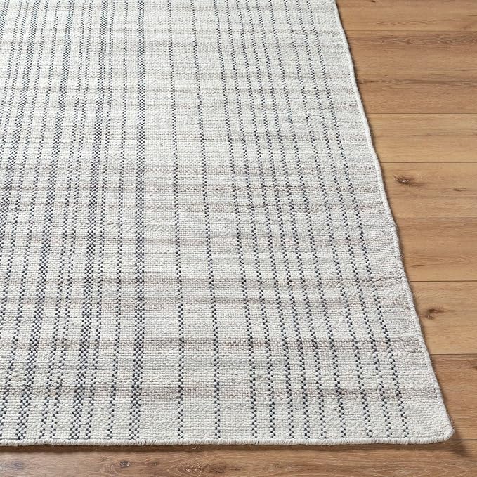 Mark&Day Wool Rugs, 6x9 Ishaq Cottage Slate Area Rug, Bedroom or Kitchen - Image 5