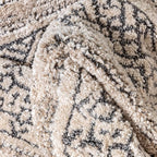 Well Woven Francesca Beige Tribal Geometric Distressed High-Lo Pile Runner Rug - Image 6