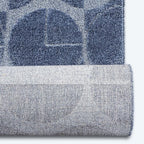Well Woven Custom Size Hallway & Stair Runner- Harlow Harmony Blue 27 Inches - Image 5