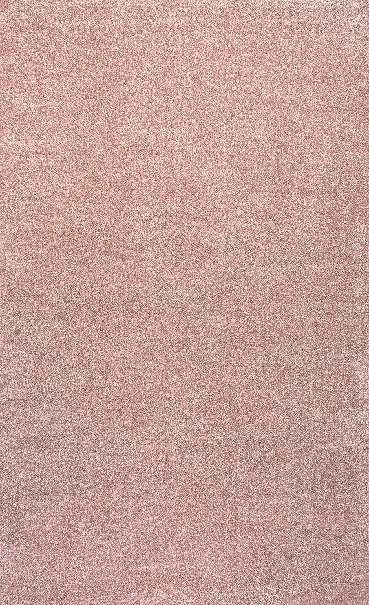 JONATHAN Y Haze Solid Low-Pile Pink Indoor Area Rug 12x15, Minimalist, - Image 8