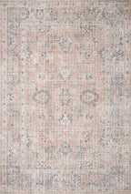 Loloi Skye Collection SKY-01 Blush/Grey 9'-0" x 12'-0" Area Rug - Image 3