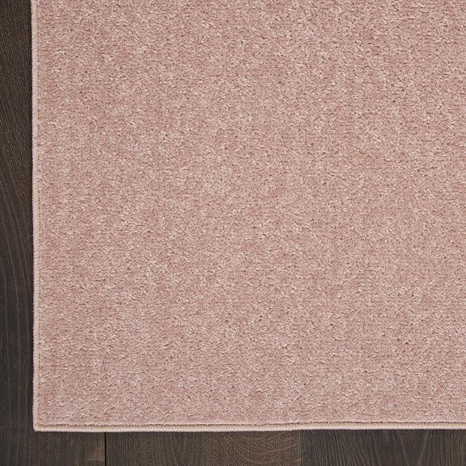 Nourison Home Nourison Essentials Pink 2'2" x 18' Area Rug - Image 4