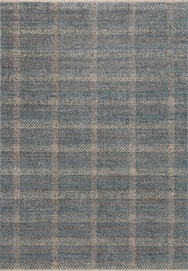 Loloi Angela Rose Ember Collection EMB-03 Blue/Beige 11'-6" x 15'-7" Area Rug - Image 2