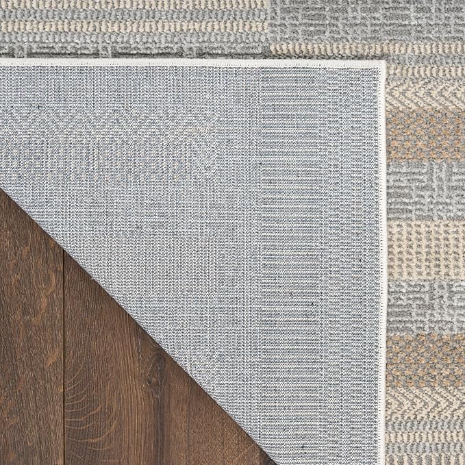 Nourison Home Nordic Grey Multicolor 4' x 6' Scandinavian Area Rug - Image 10