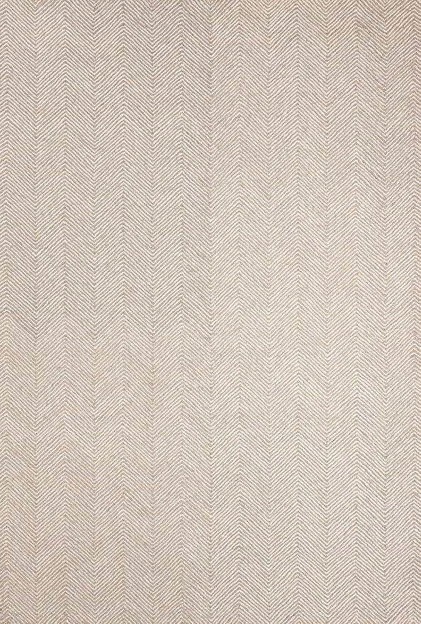 Modern Herringbone Chevron Collection Handcrafted Wool Area Rug - Image 2