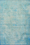 Loloi Loren Collection LQ-08 Aqua 7'-6" x 9'-6" Area Rug by Loloi