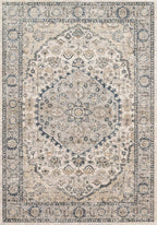 Loloi Teagan Collection TEA-01 Natural/Lt. Grey 9'-9" x 13'-6" Area Rug - Image 4