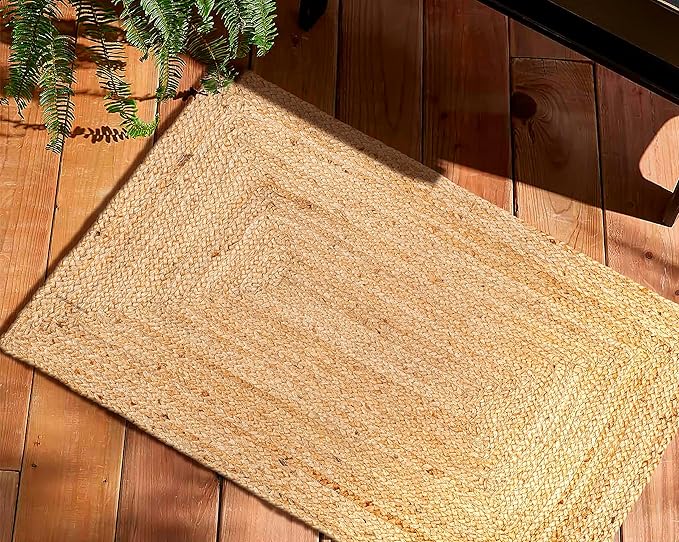 Savi Home Natural Jute Rug 3x5 Ft – Handwoven Braided Area Rug - Image 5