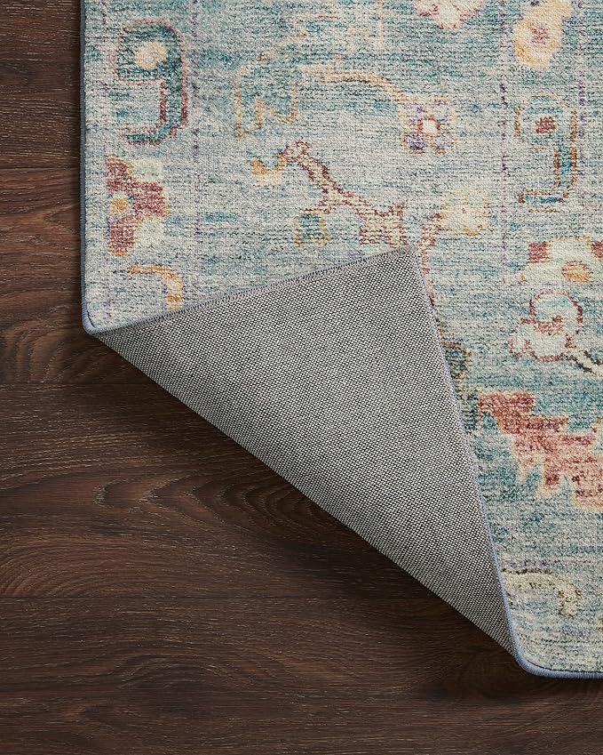 Loloi Margot Collection MAT-06 Denim/Multi 5'-0" x 7'-6" Area Rug feat. - Image 8