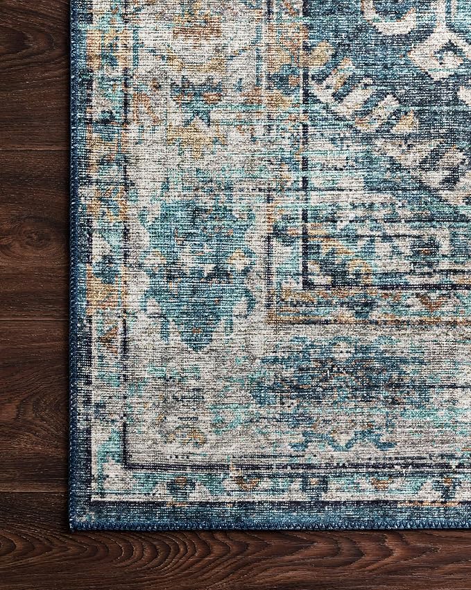Loloi II Skye Collection SKY-03 Denim/Natural 2'-3" x 3'-9" Accent Rug - Image 7