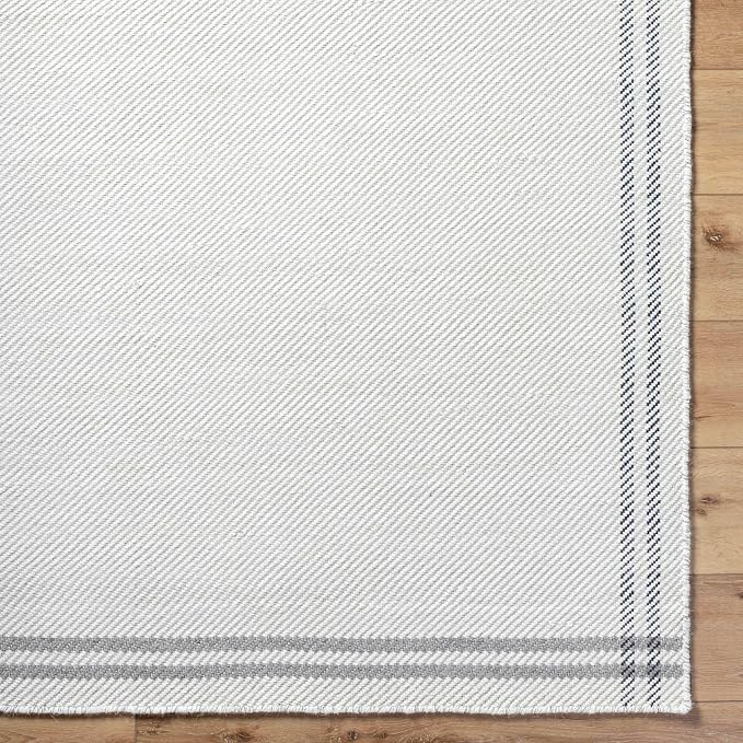 Mark&Day Wool Rugs, 5x7 Janmichael Cottage Light Silver/Charcoal Area Rug - Image 7