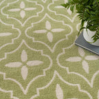 Nourison Home Nourison Essentials Green Ivory 8' x 10' Area Rug - Image 6