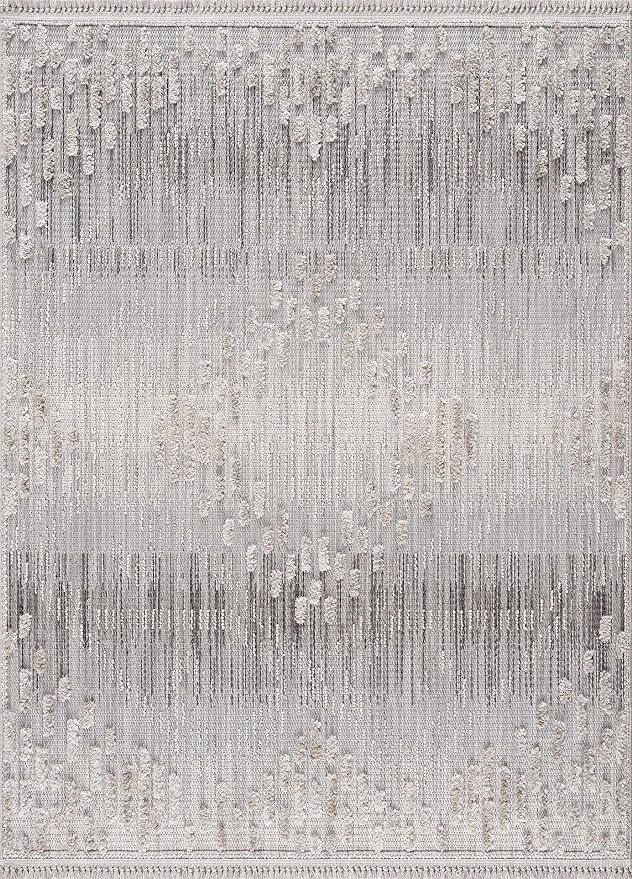 Hauteloom Poydras Farmhouse Living Room Bedroom Modern Moroccan Area Rug - Image 3