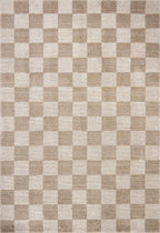 Loloi Chris Loves Julia Calvin Collection CLV-01 Pebble/Ivory 5'-3" x 7'-6" - Image 4