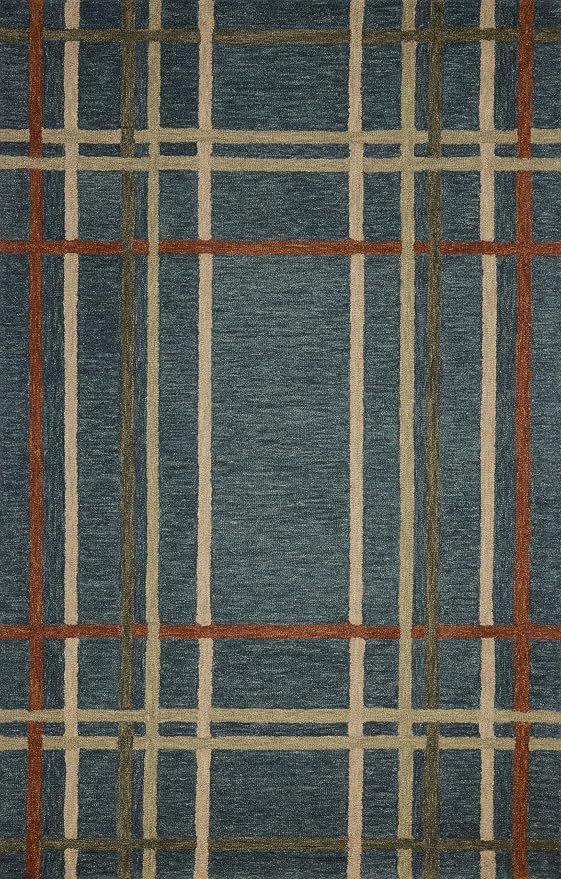 Loloi Magnolia Home by Joanna Gaines Waylon Collection WAY-01 Denim/Multi 3'-6" - Image 2