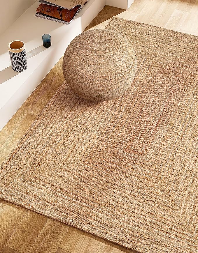 Savi Home Natural Jute Rug 3x5 Ft – Handwoven Braided Area Rug by SaviHome