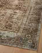 Loloi Magnolia Home by Joanna Gaines Sinclair Collection SIN-01 Rust/Lagoon - Image 12