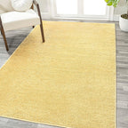 Eyely UES100B-14 Supersoft Haze Solid Low-Pile Indoor Area Rug, Minimalist by eyely