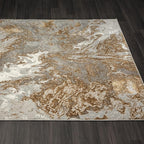 LUXE WEAVERS Marble Swirl Abstract Area Rug - Image 4