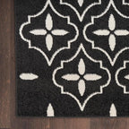 Nourison Home Nourison Essentials Black Ivory 8' x 10' Area Rug - Image 7
