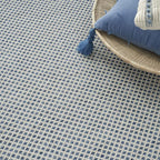 Nourison Home Courtyard Ivory Blue 9' x 12' Area Rug - Image 10