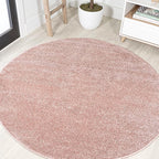 Eyely UES100P-4R Supersoft Haze Solid Low-Pile Indoor Area Rug, Minimalist by eyely