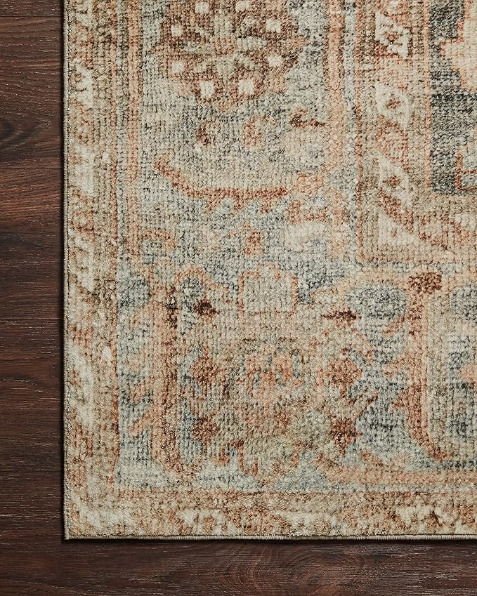 Loloi Margot Collection MAT-03 Ocean/Spice 2'-3" x 3'-9" Accent Rug feat. - Image 7