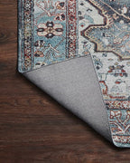 Loloi Margot Collection MAT-05 Ocean/Brick 3'-6" x 5'-6" Accent Rug feat. - Image 7