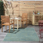 Nourison Home Nourison Essentials Blue Green 5' x 7' Area Rug - Image 5