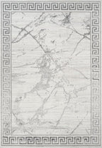 GLORY RUGS Area Rugs Marble 4x5 Cream Gray Carpet Modern Abstract Rug Living - Image 2