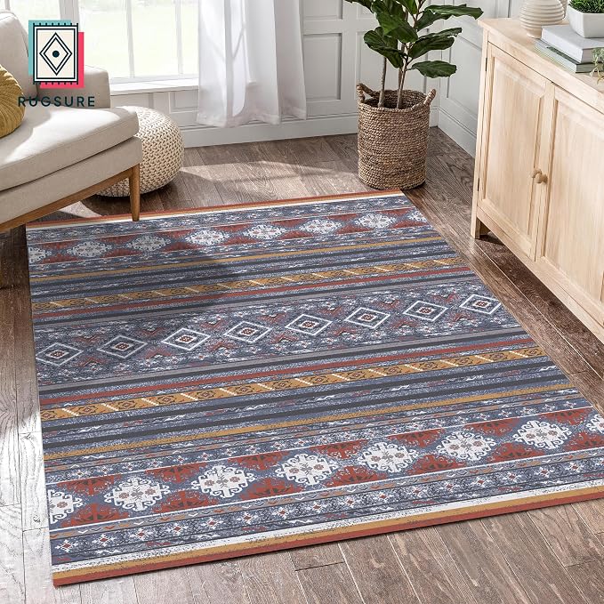 RUGSURE Washable Area Rugs 4' x 6' - Image 3