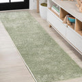 Eyely UES100O-216 Supersoft Haze Solid Low-Pile Indoor Runner Rug, Minimalist by eyely