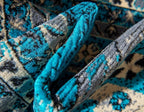 Unique Loom Taftan Collection Border Geometric Tribal Inspired Design Area Rug - Image 7