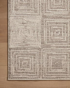Loloi Darby Collection DAR-05 Beige/Grey 6'-7" x 9'-3" Area Rug - Image 6