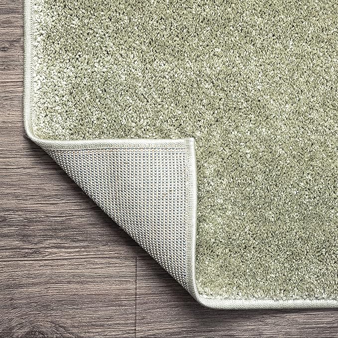 JONATHAN Y Haze Solid Low-Pile Green Indoor Area Rug 4x6, Minimalist, - Image 5