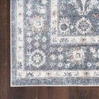 Nourison Home Astra Machine Washable Dark Blue 7'10" x 10' Area Rug - Image 8