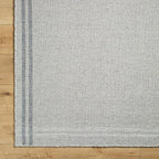 Mark&Day Wool Rugs, 2x3 Janmichael Solid and Border Gray/Black Area Rug - Image 8