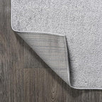 JONATHAN Y Haze Solid Low-Pile Light Gray 7x7 Square Indoor Area Rug, Minimalist - Image 4