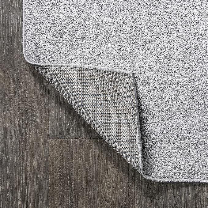 JONATHAN Y Haze Solid Low-Pile Light Gray 7x7 Square Indoor Area Rug, Minimalist - Image 4