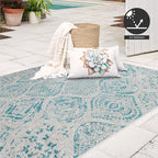 FH Home Flat Woven Outdoor Rug - Image 7