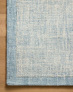 Loloi Magnolia Home by Joanna Gaines Henley Collection HNY-01 Ivory/Blue 2'-6" - Image 5