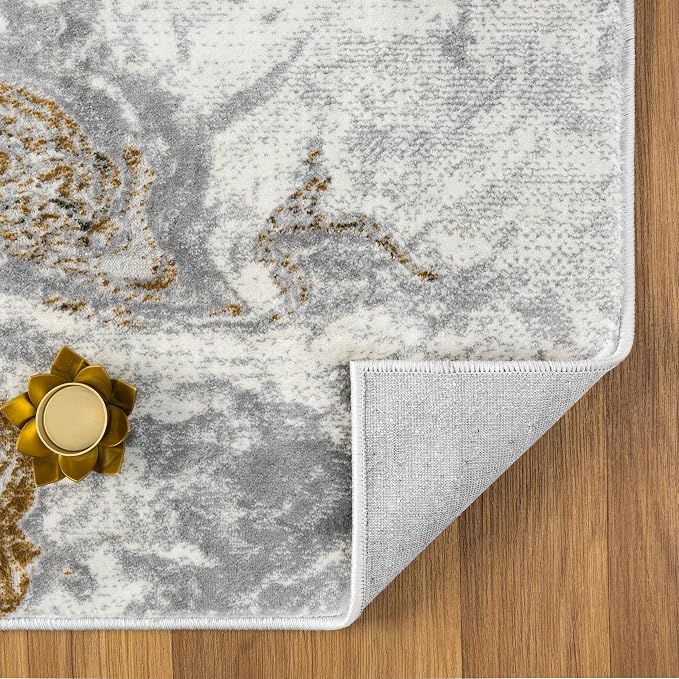 LUXE WEAVERS Marble Swirl Abstract Area Rug - Image 10
