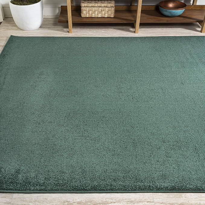 Eyely UES100L-4 Supersoft Haze Solid Low-Pile Indoor Area Rug - Image 4