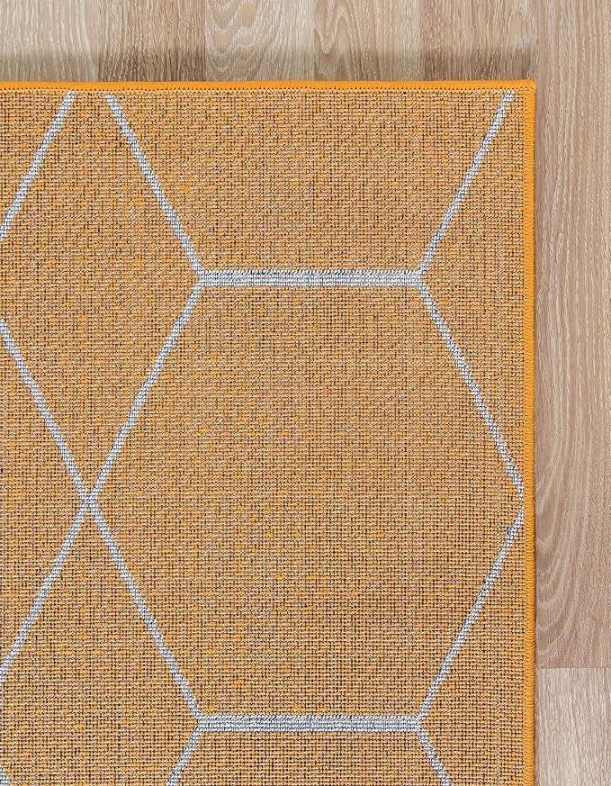 Unique Loom Trellis Frieze Collection Area Rug - Image 9