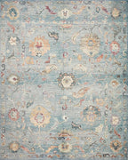 Loloi Margot Collection MAT-06 Denim/Multi 2'-0" x 5'-0" Accent Rug feat. - Image 3
