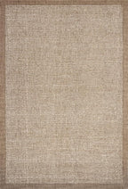 Loloi Magnolia Home by Joanna Gaines Henley Collection HNY-01 Ivory/Brown 2'-6" - Image 3