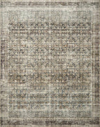 Loloi Amber Lewis Morgan Collection MOG-02 Navy/Sand 3'-6" x 5'-6" 38" Thick - Image 3